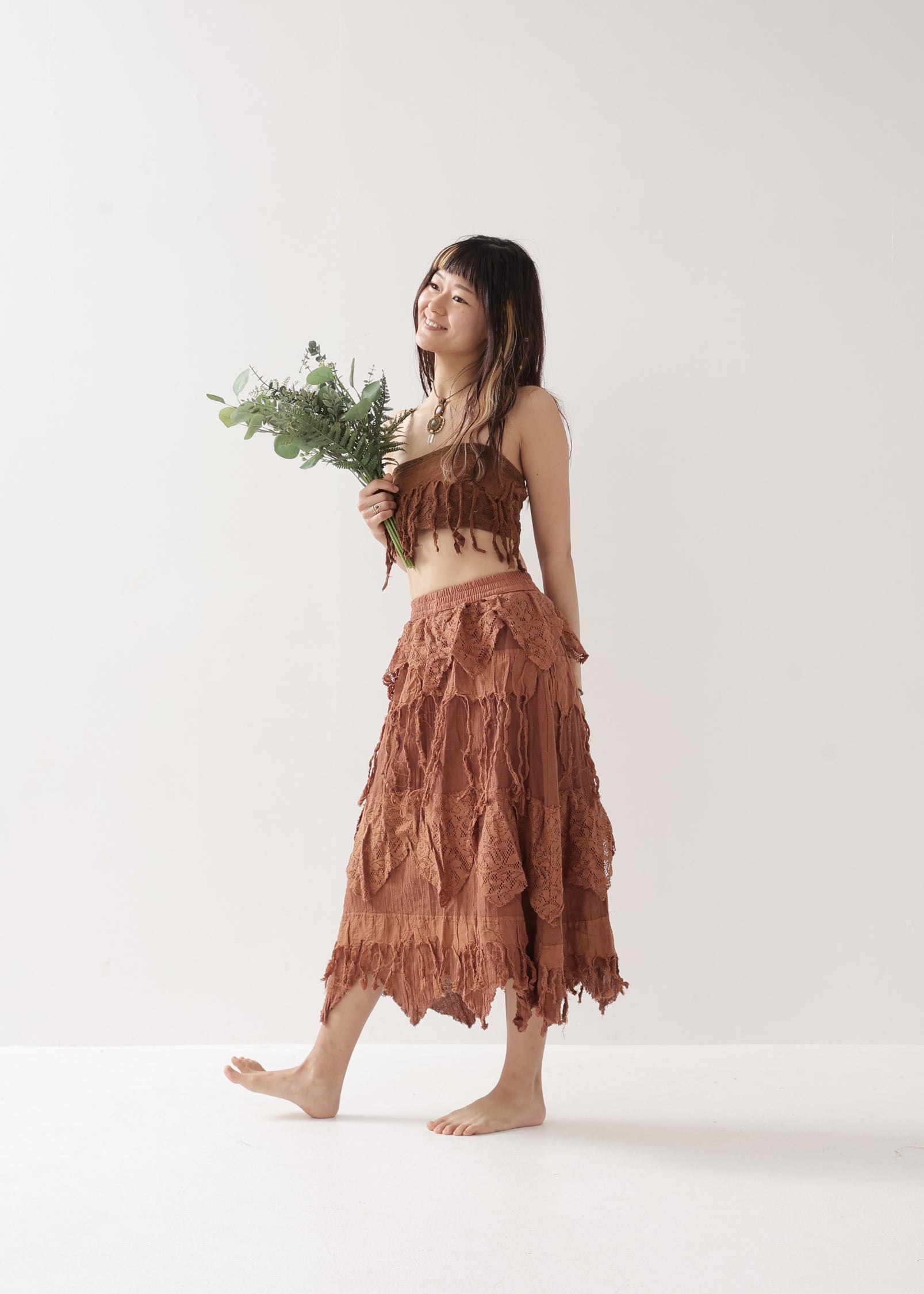 ELFY DANCE フリンジチューブトップ | KujA