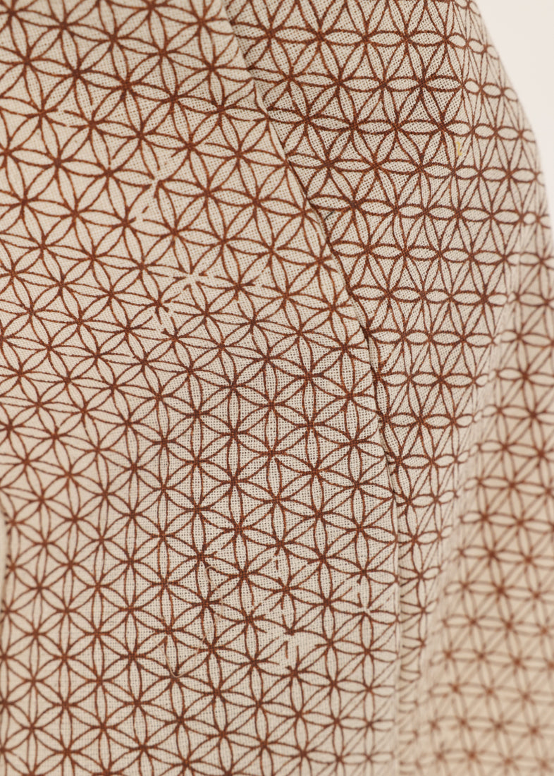 [紡生] Flower of Life フラワーオブライフ・サイドパネルパンツ