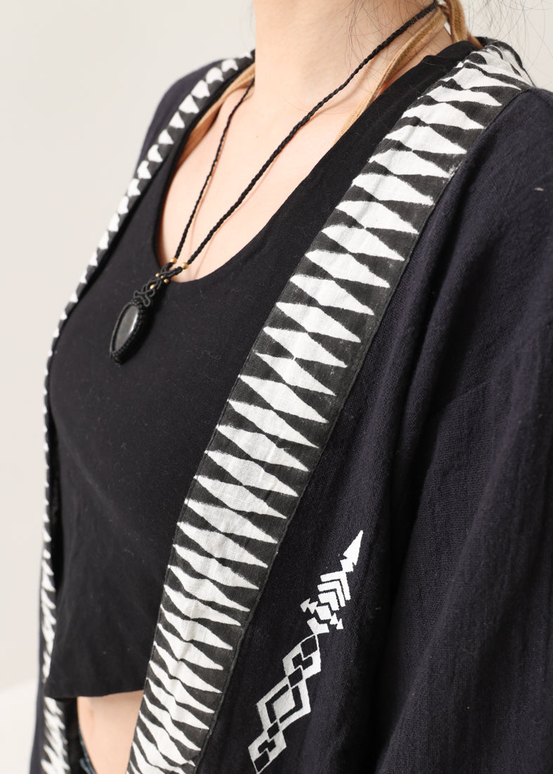 [PSYENCE × KujA コラボ限定品] YATA kimono コットン羽織