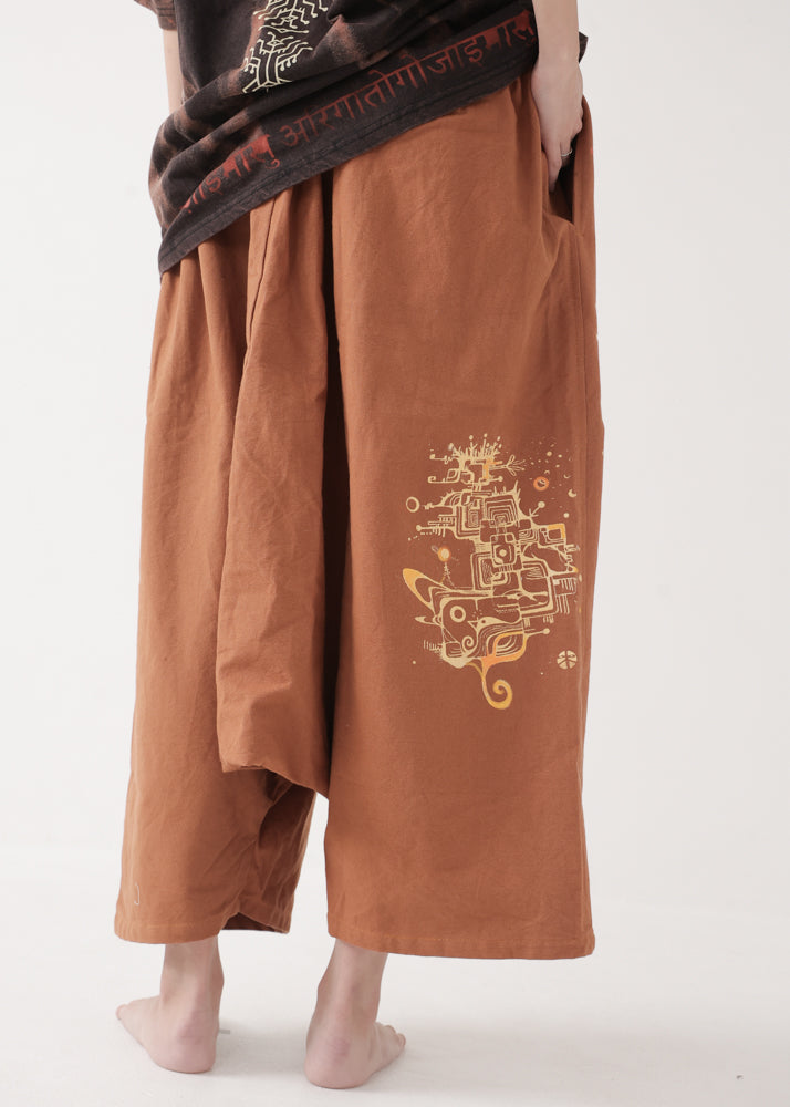 [Hue Of Tuneコラボ限定品] ヘンプコットン・サルエルパンツ