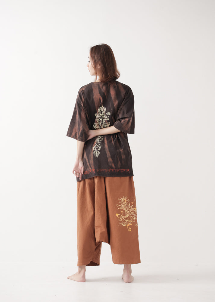 [Hue Of Tuneコラボ限定品] ヘンプコットン・サルエルパンツ