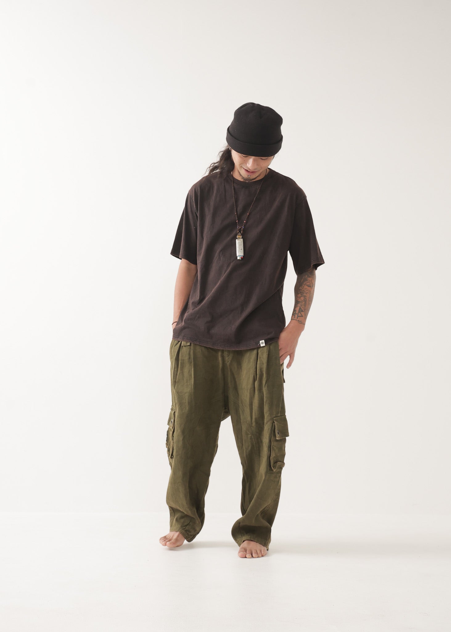 [NAZCA/ユニセックス] newフェードブラック・オルタナティブ Tシャツ (XL)