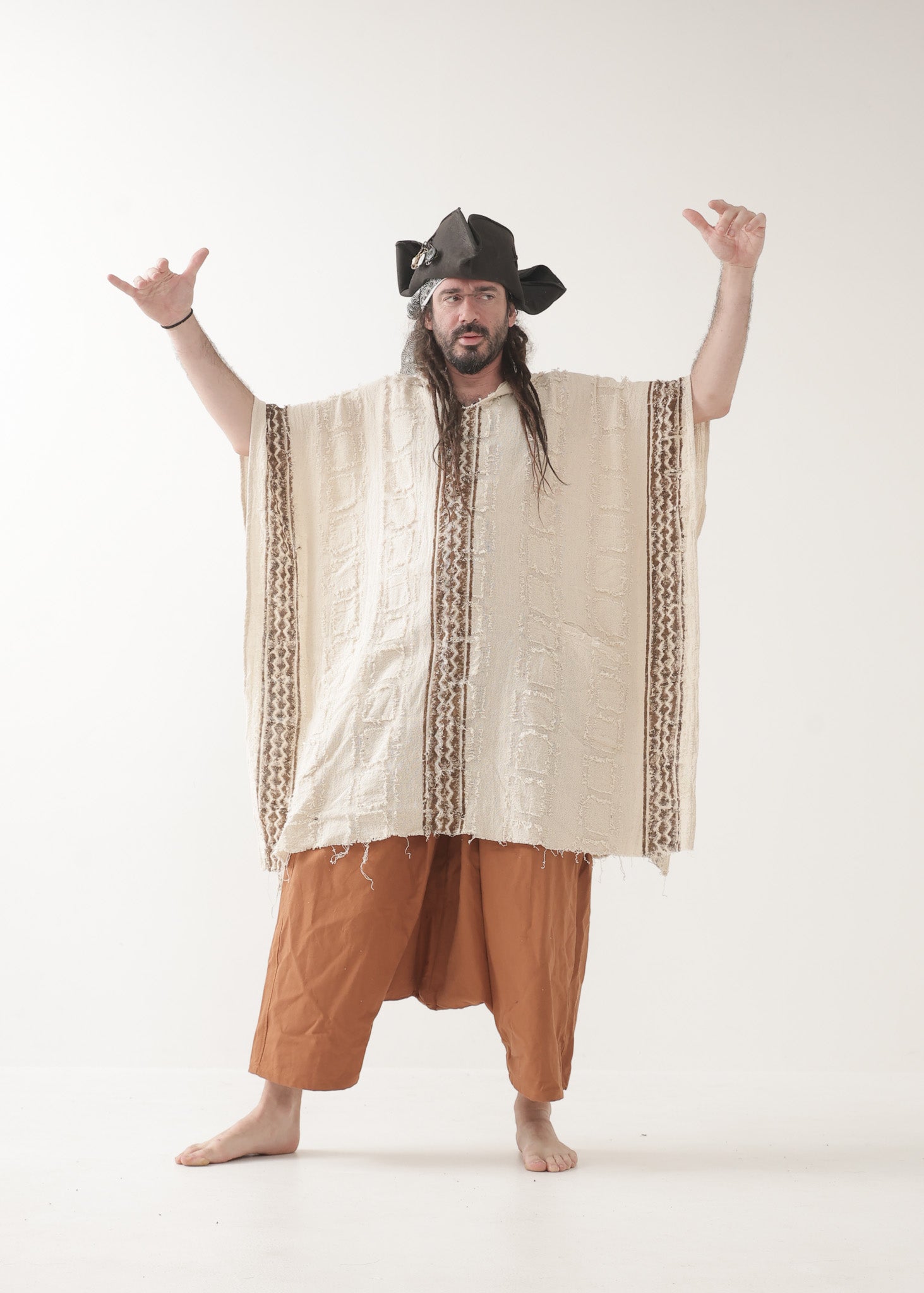 FREJA /ユニセックス] フーディビッグポンチョ | KujA