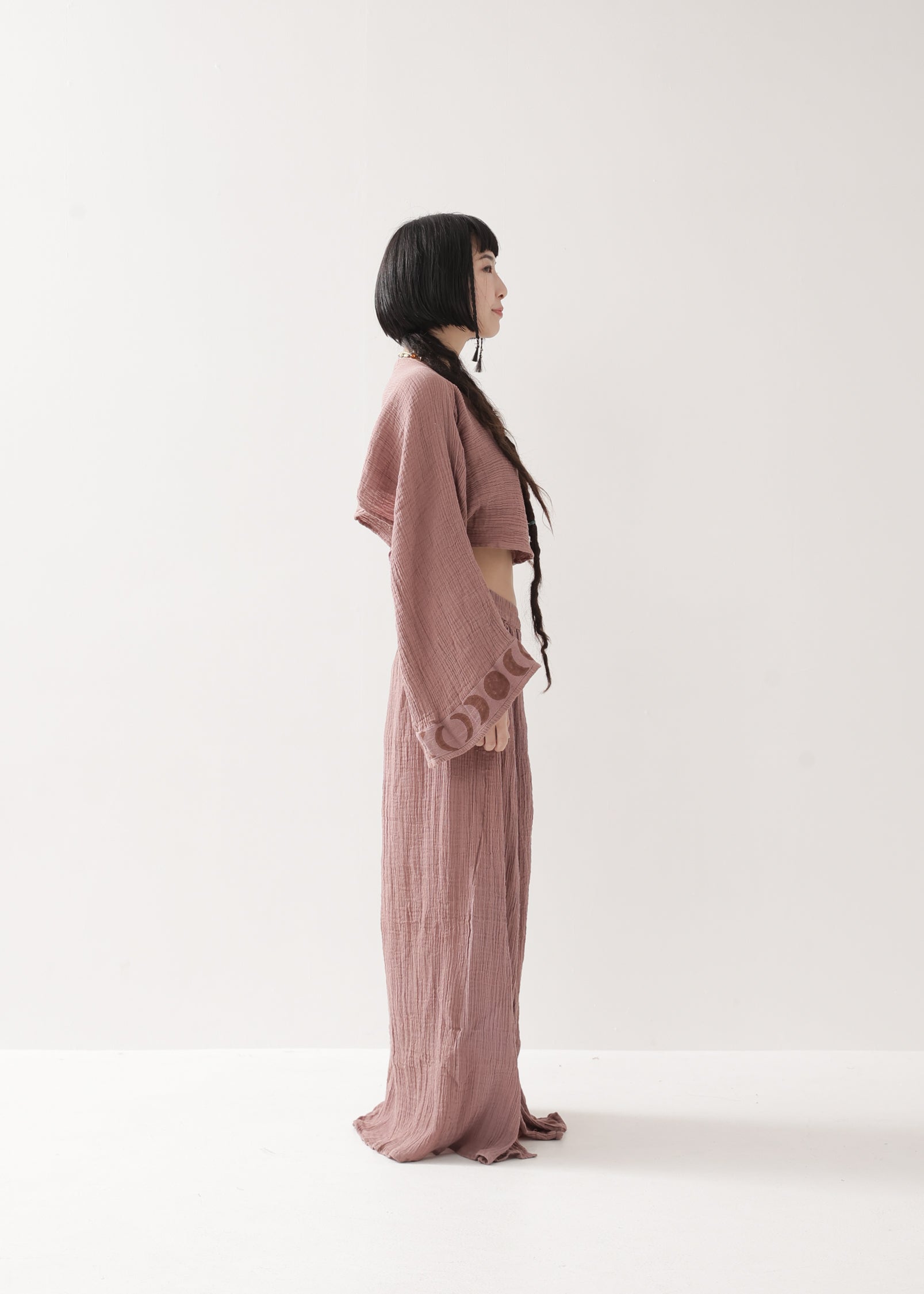 [KujA goddess] ムーンeclipse 平織りクレープ / エジプシャンスカート