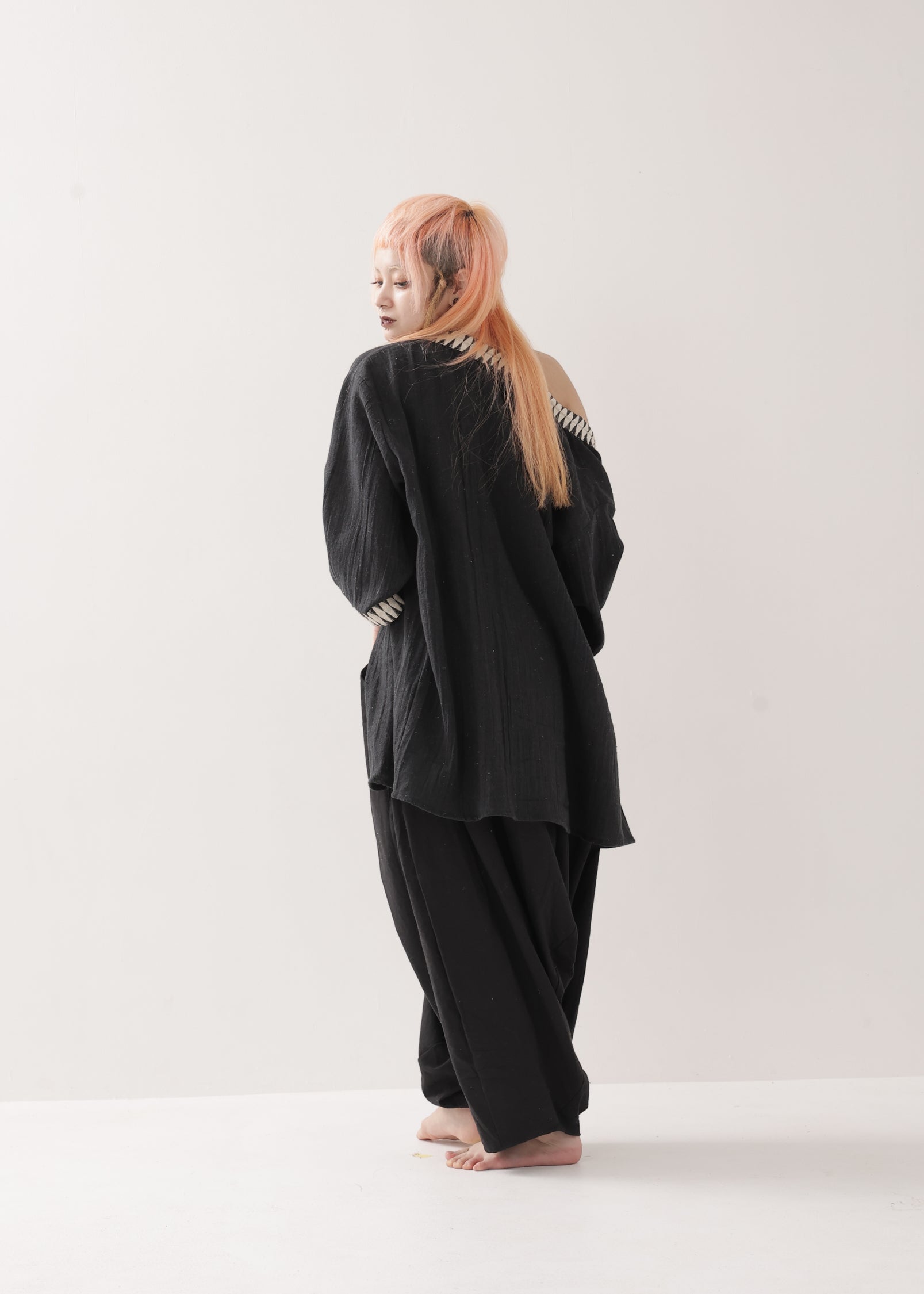 ユニセックス] 天然rawコットン・アラジンサルエルパンツ 全3色 | KujA
