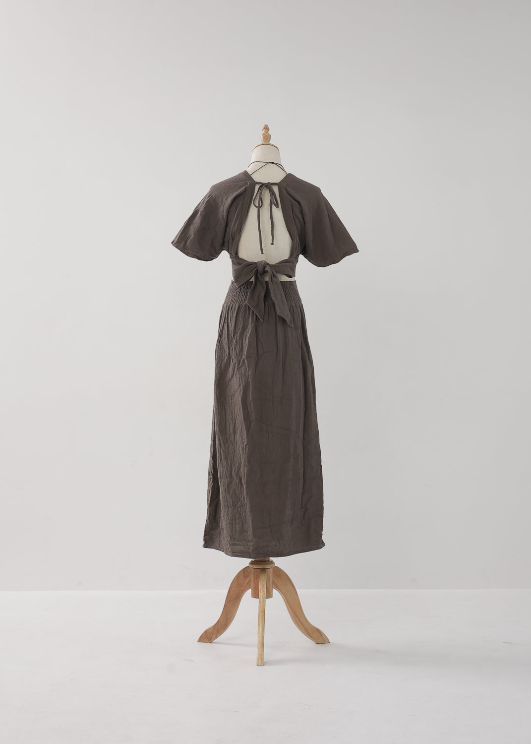 [セットアップ/草木染め] Khadi of Love カイトスリーブトップス＆エジプシャンスカート