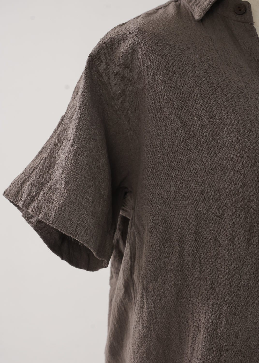[Khadi of Love /ユニセックス] 草木染め・リラックスカディシャツ 全3色