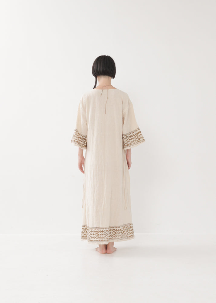 [NAZCA] Rawコットン・ オルテガドレス 七分袖