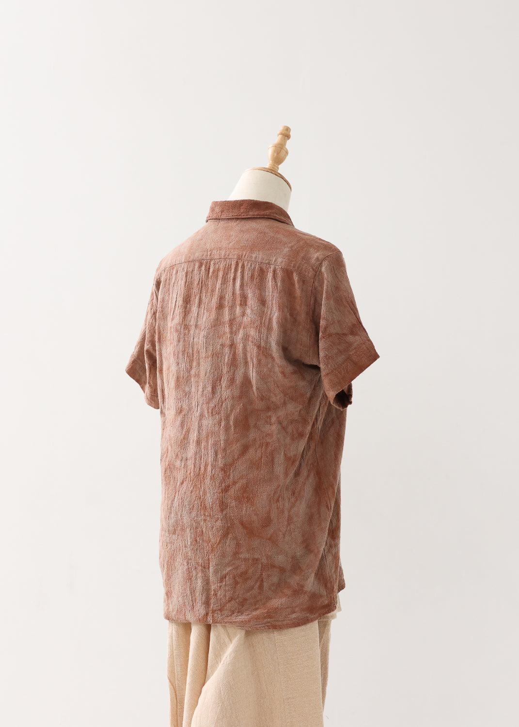 [Khadi of Love /ユニセックス] 草木染め・リラックスカディシャツ 全3色