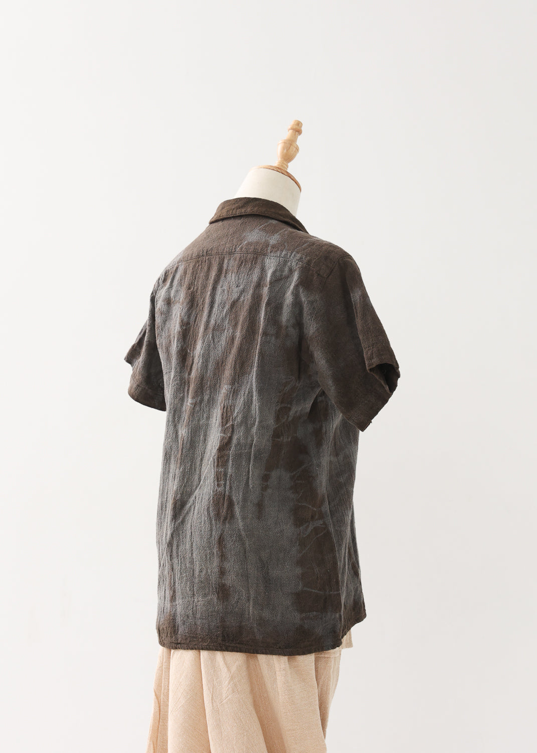 [Khadi of Love /ユニセックス] 草木染め・リラックスカディシャツ 全3色