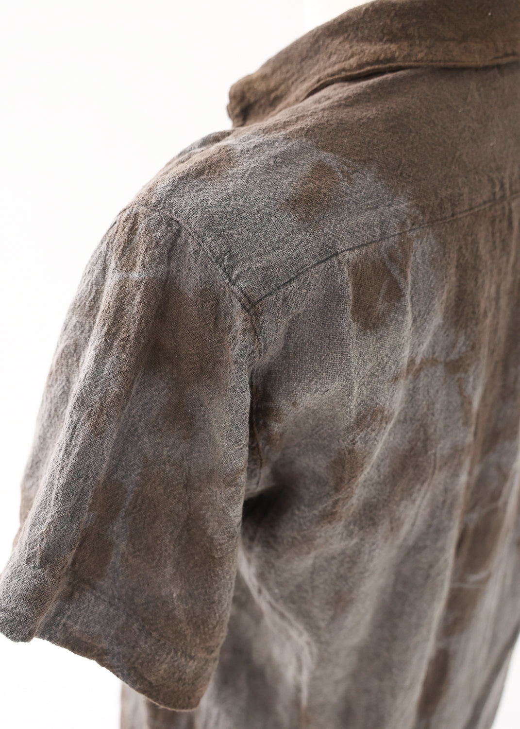 [Khadi of Love /ユニセックス] 草木染め・リラックスカディシャツ 全3色