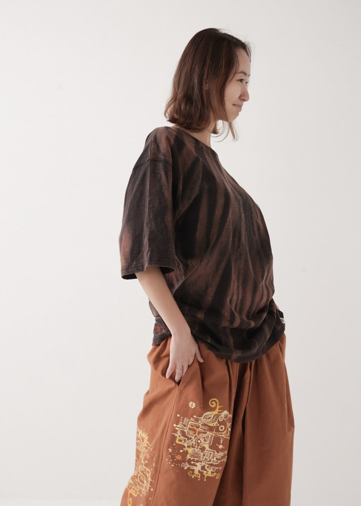 [Hue Of Tuneコラボ限定品] ヘンプコットン・サルエルパンツ