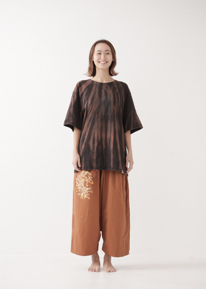 [Hue Of Tuneコラボ限定品] ヘンプコットン・サルエルパンツ