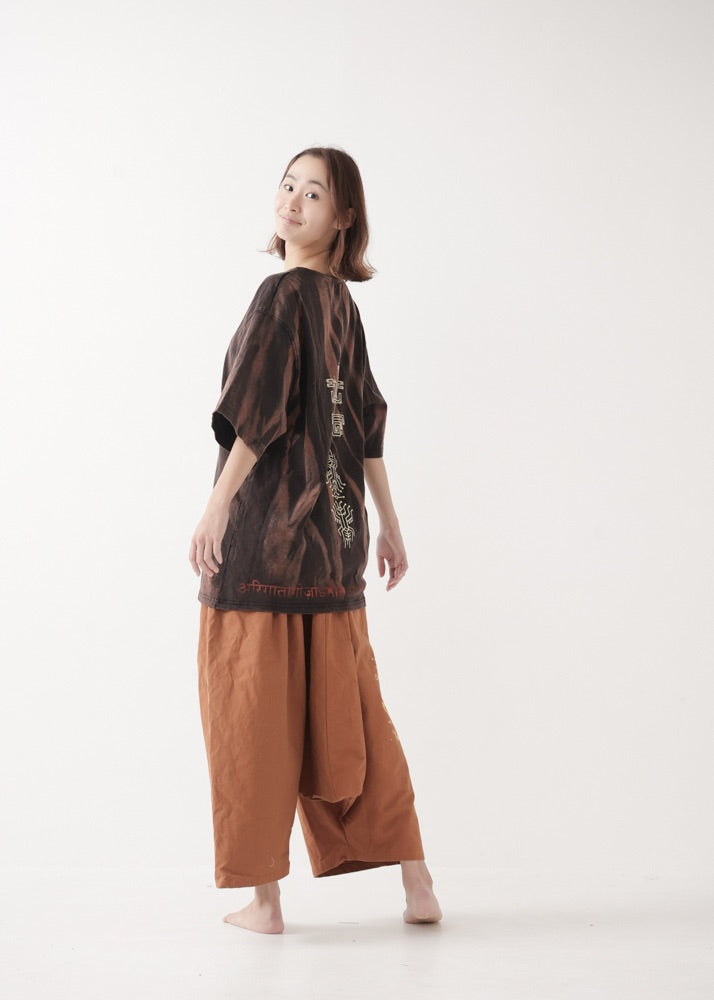 [Hue Of Tuneコラボ限定品] ヘンプコットン・サルエルパンツ