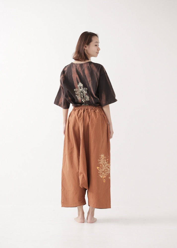 [Hue Of Tuneコラボ限定品] ヘンプコットン・サルエルパンツ
