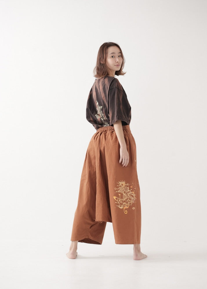 [Hue Of Tuneコラボ限定品] ヘンプコットン・サルエルパンツ