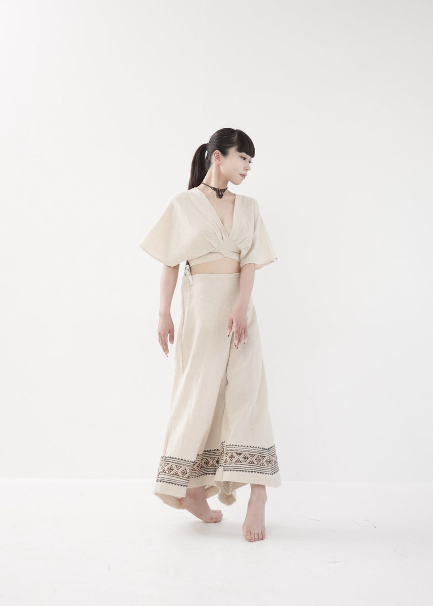 [Khadi of Love] バックノット・ カイトスリーブトップス
