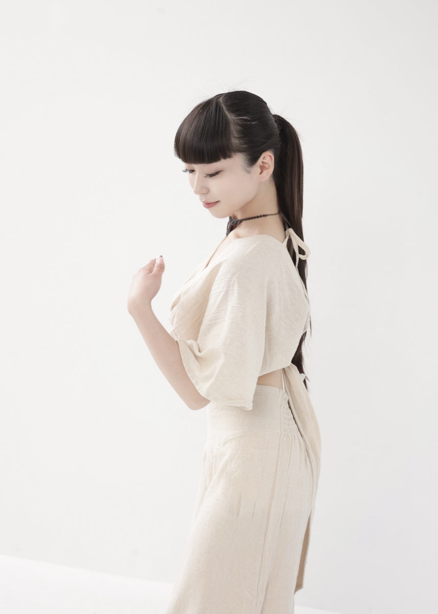 [Khadi of Love] バックノット・ カイトスリーブトップス