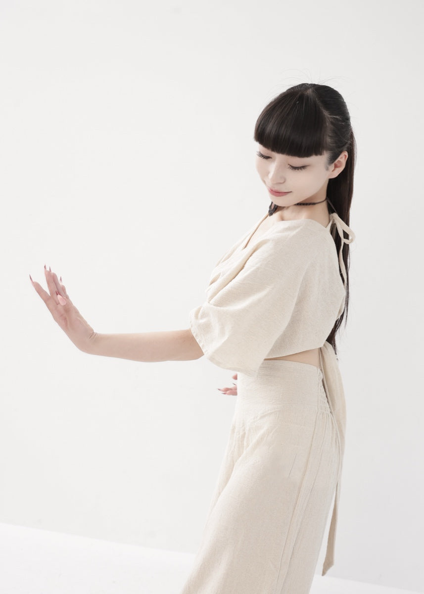 [Khadi of Love] バックノット・ カイトスリーブトップス