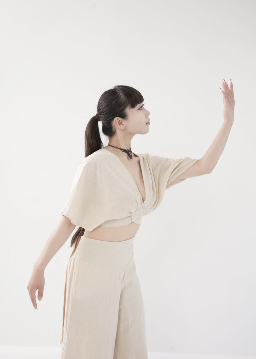 [Khadi of Love] バックノット・ カイトスリーブトップス