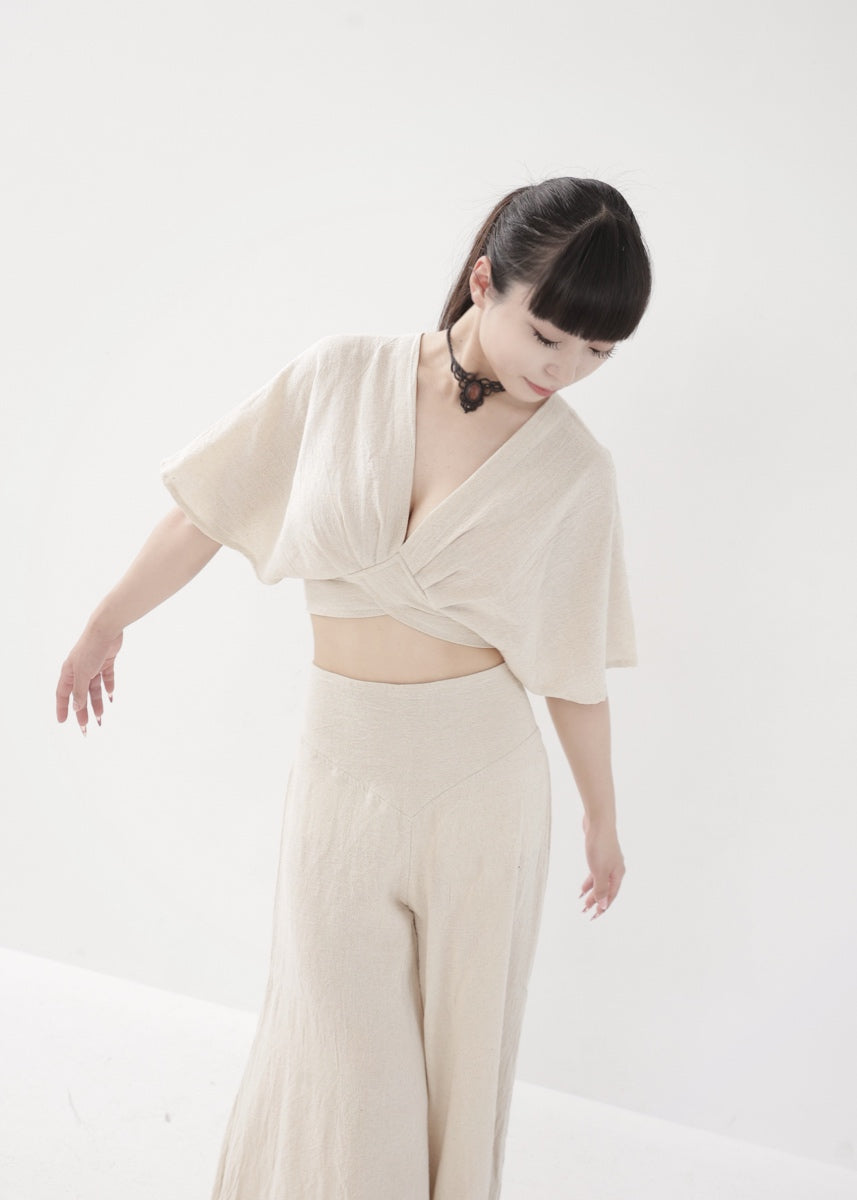 [Khadi of Love] バックノット・ カイトスリーブトップス