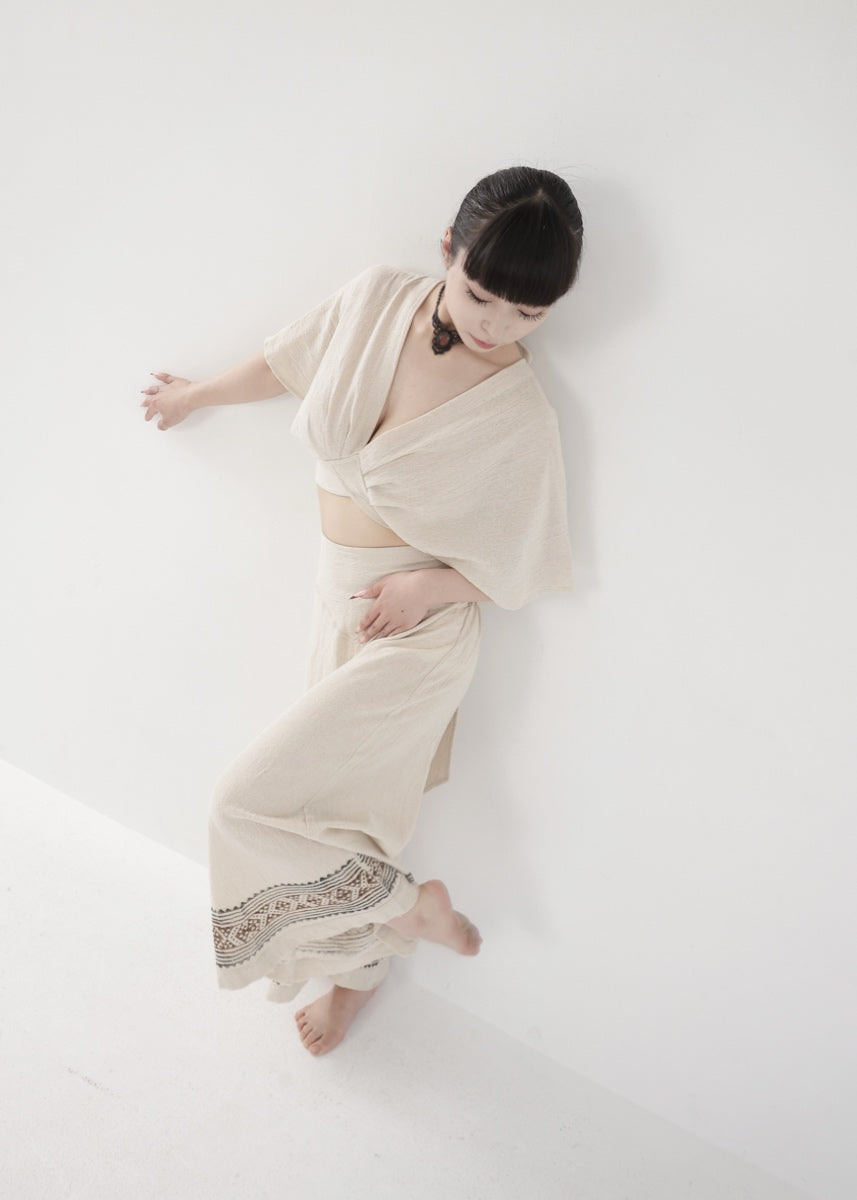 [Khadi of Love] バックノット・ カイトスリーブトップス