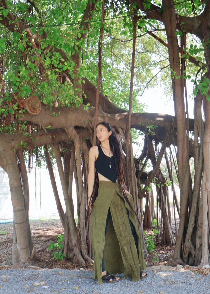 [SOL] Axis Black Hem ライクラ・クロップトップ