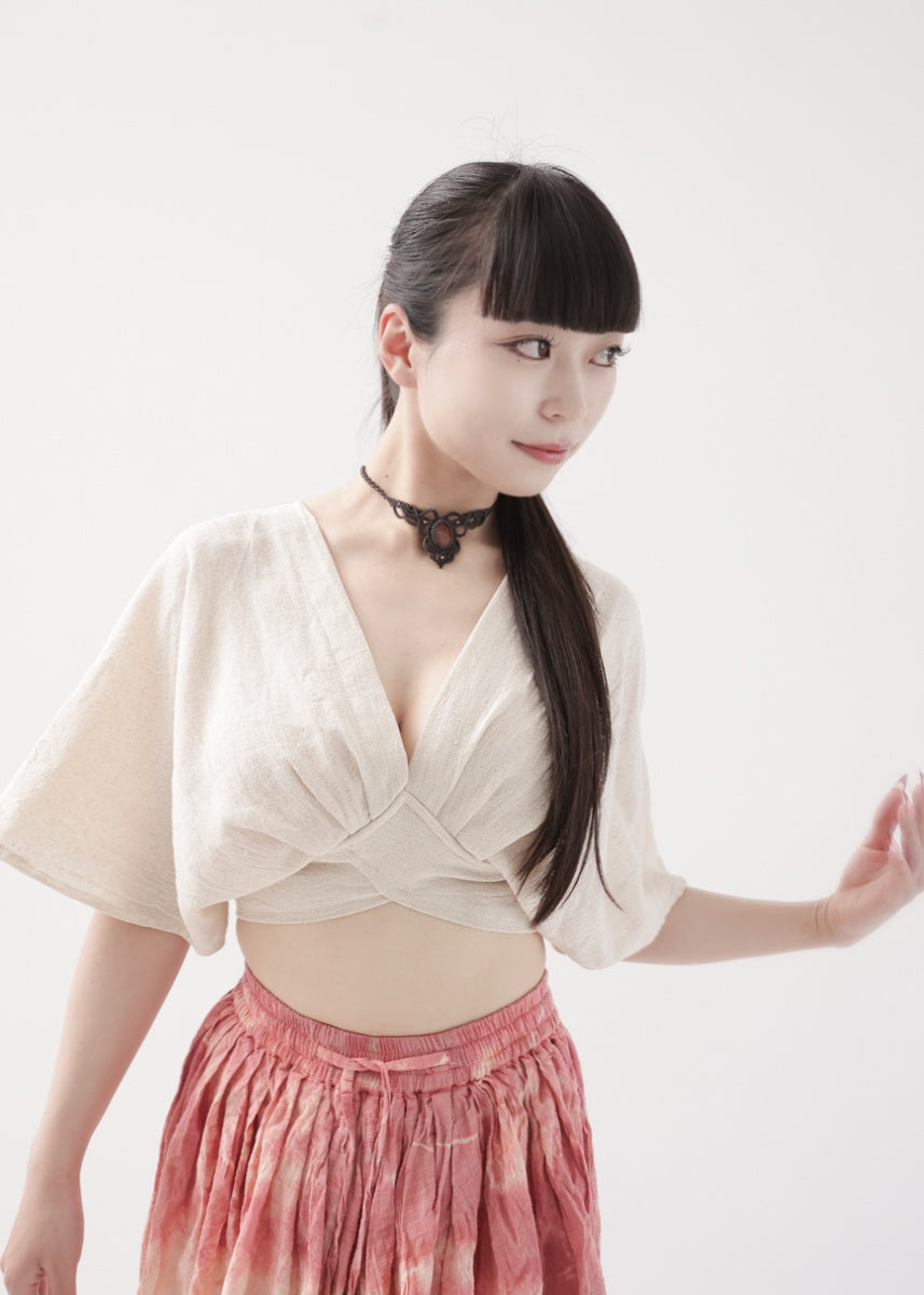 [Khadi of Love] バックノット・ カイトスリーブトップス