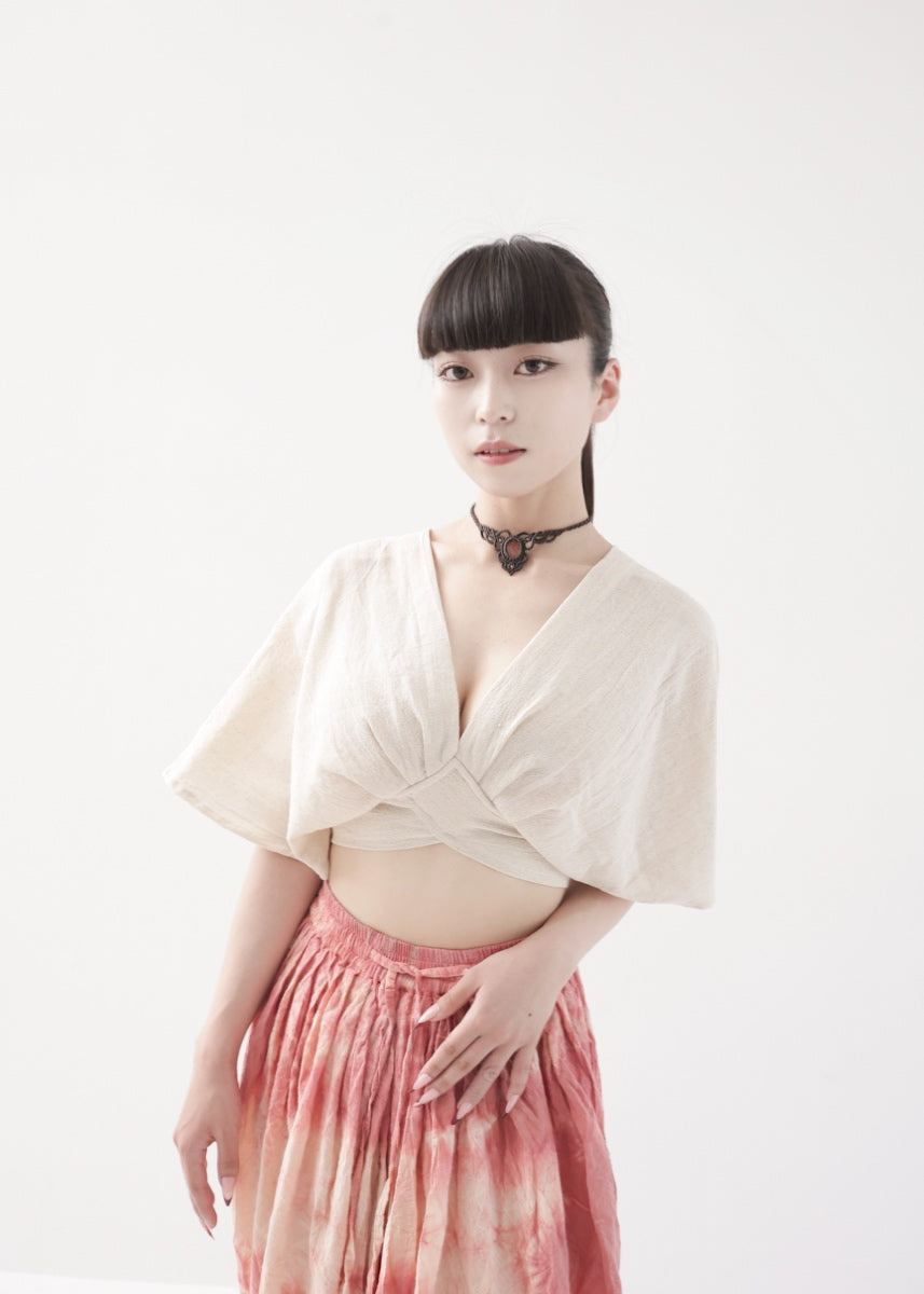 [Khadi of Love] バックノット・ カイトスリーブトップス