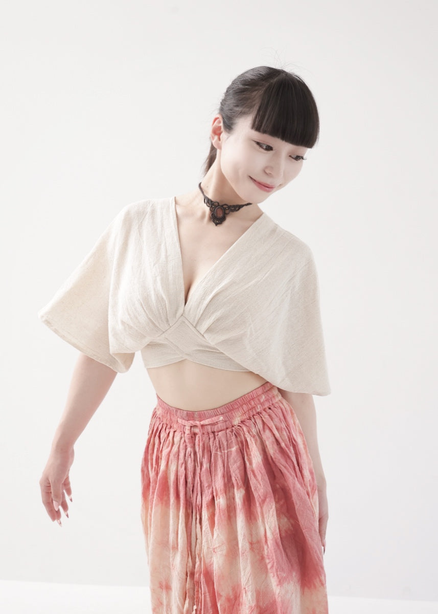 [Khadi of Love] バックノット・ カイトスリーブトップス