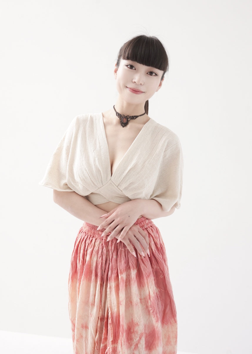[Khadi of Love] バックノット・ カイトスリーブトップス