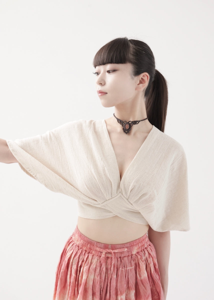 [Khadi of Love] バックノット・ カイトスリーブトップス