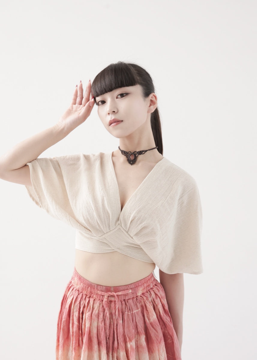 [Khadi of Love] バックノット・ カイトスリーブトップス