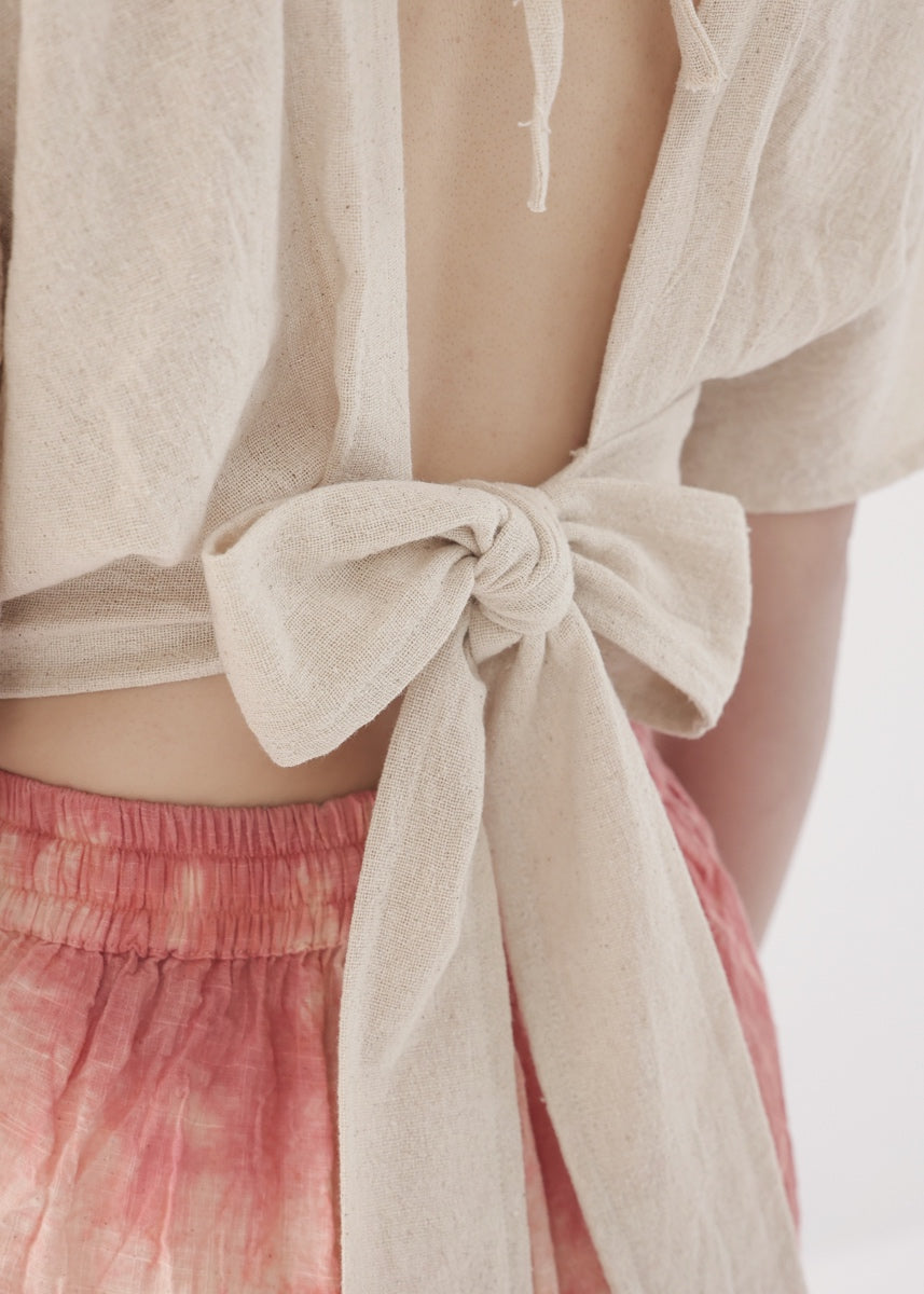 [Khadi of Love] バックノット・ カイトスリーブトップス