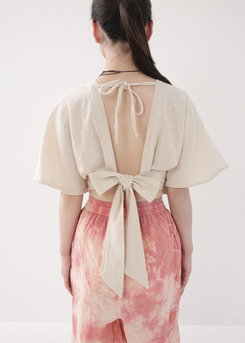 [Khadi of Love] バックノット・ カイトスリーブトップス