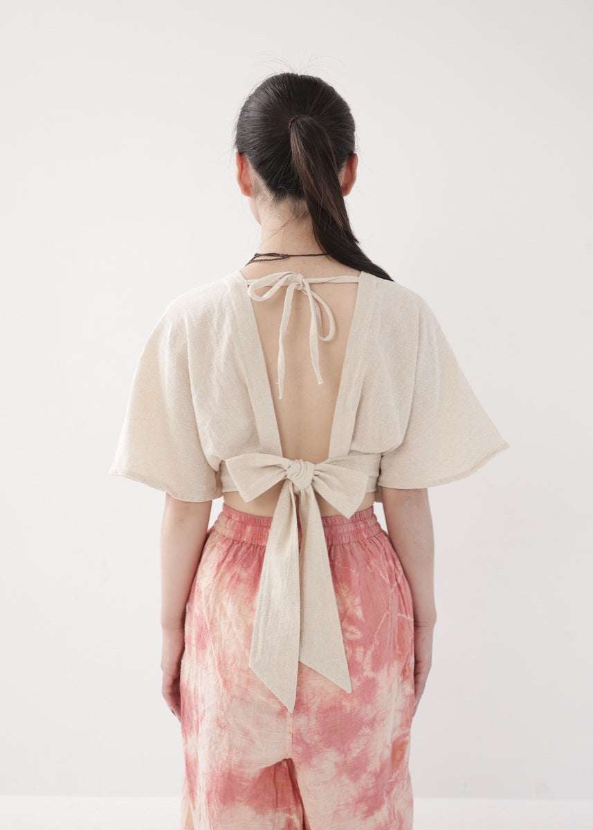 [Khadi of Love] バックノット・ カイトスリーブトップス