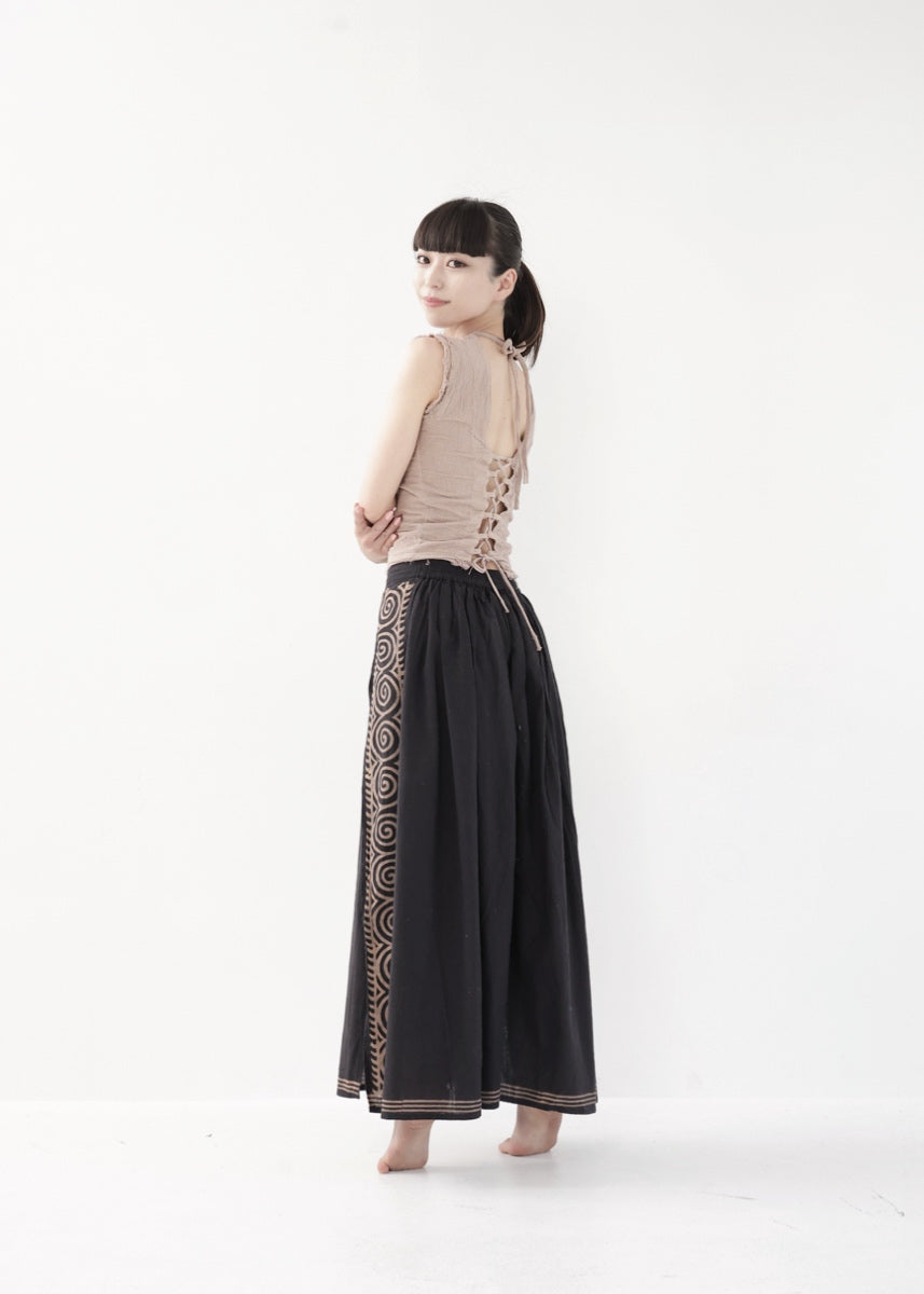 [Dragon Tail] フロントリボン・フィッシャーラップパンツ