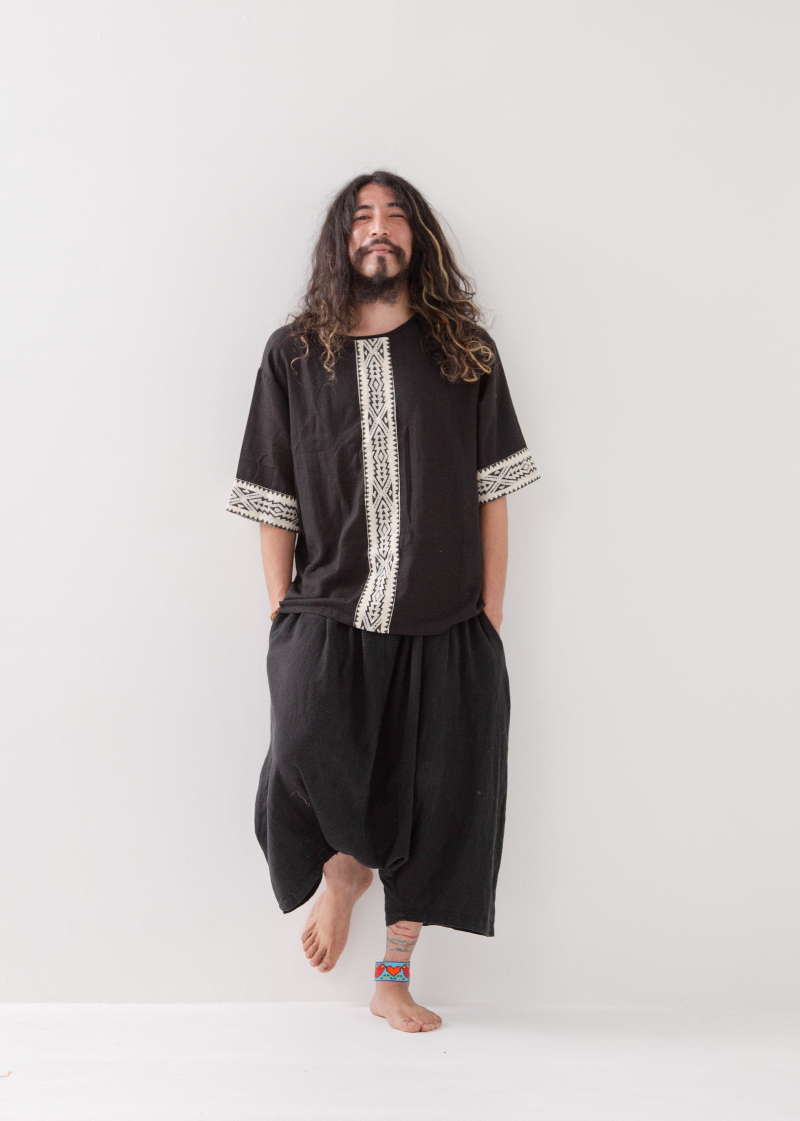 Dragon Tail /ユニセックス] TANTRA ブラックチュニックTee | KujA