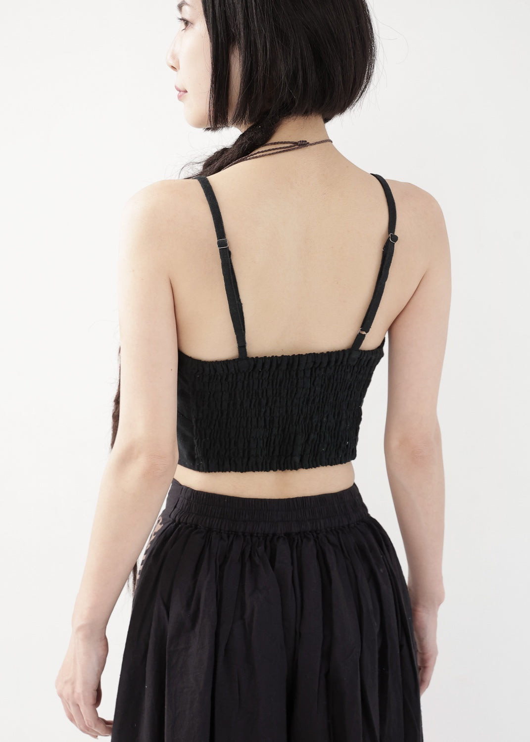 [Khadi of Love] ココナッツボタン・クロップドキャミソール 全2色