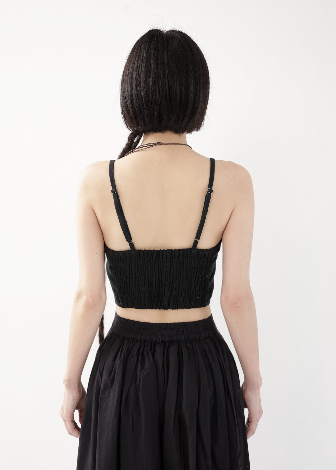 [Khadi of Love] ココナッツボタン・クロップドキャミソール 全2色