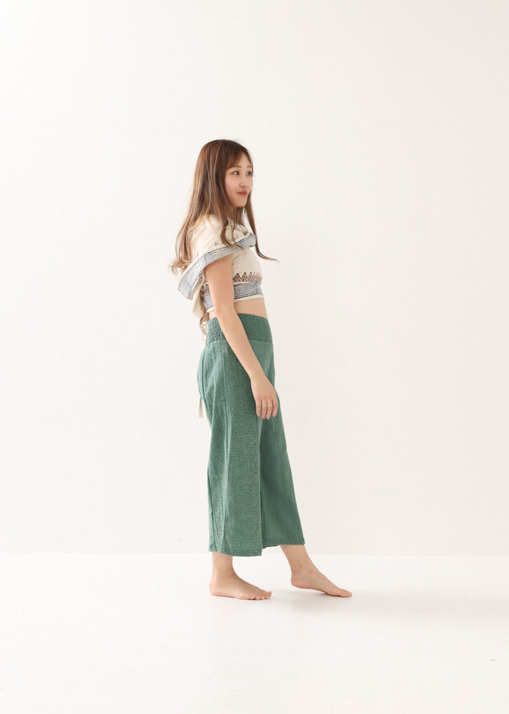 [セットアップ] tribal breeze 編み上げ2wayフーディトップス＆ハーフパンツ