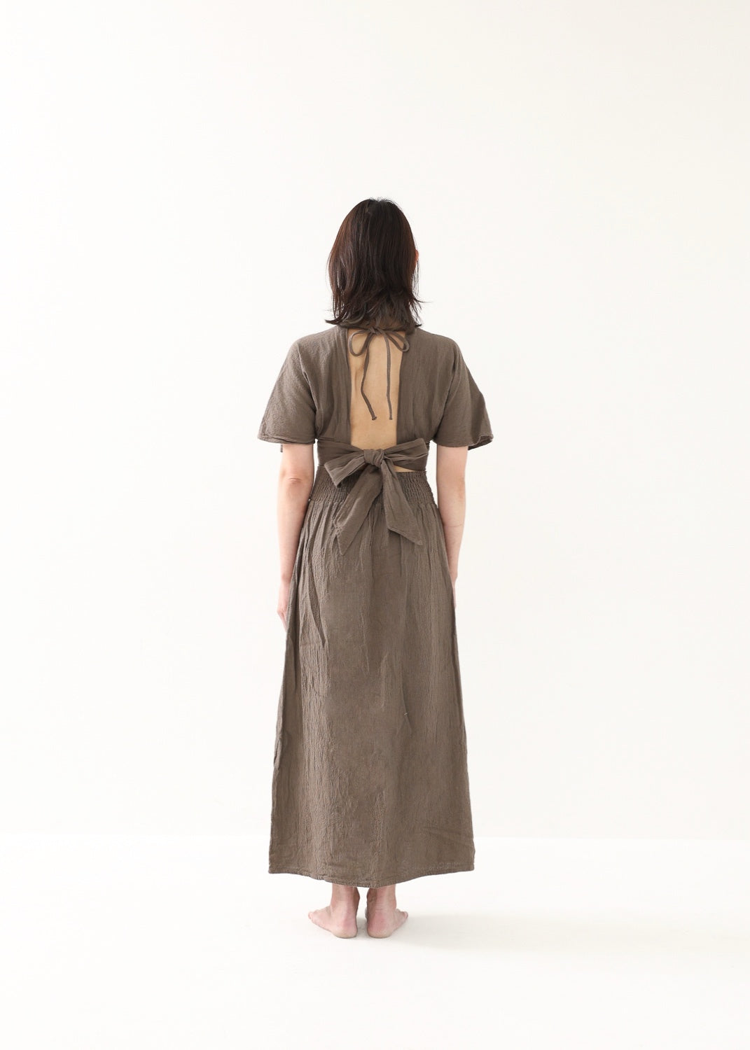 [セットアップ/草木染め] Khadi of Love カイトスリーブトップス＆エジプシャンスカート