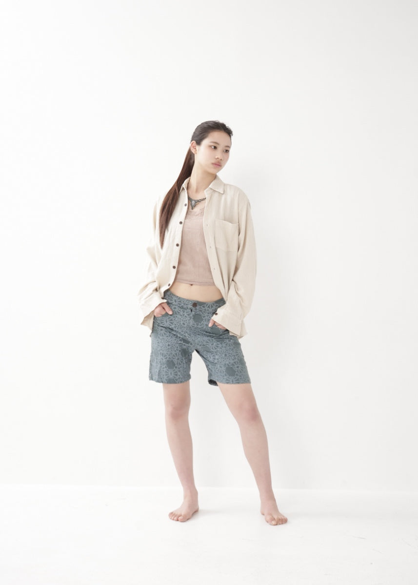 [Khadi of Love] ユニセックス・リラックスカディシャツ (きなり)