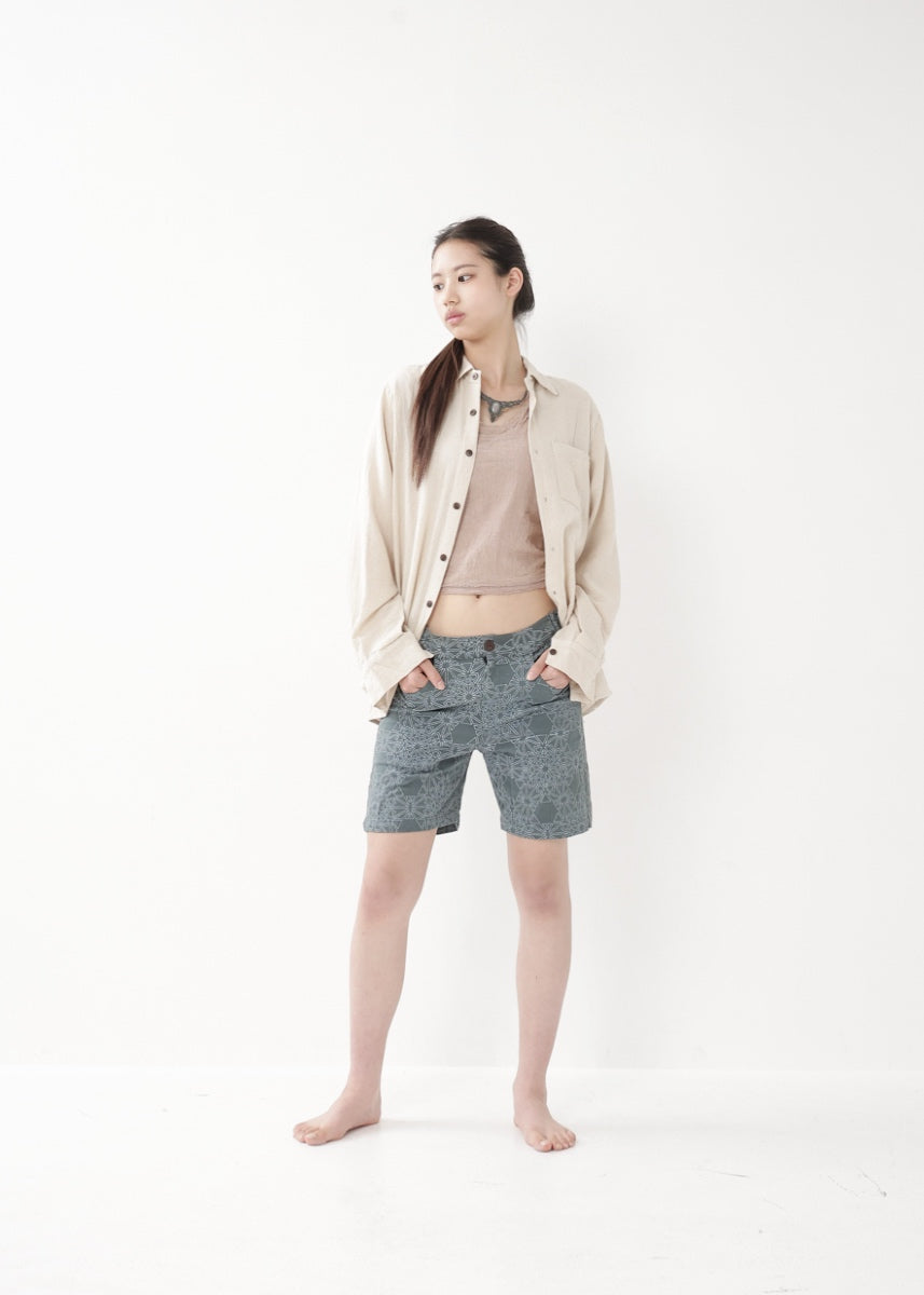 [Khadi of Love] ユニセックス・リラックスカディシャツ (きなり)