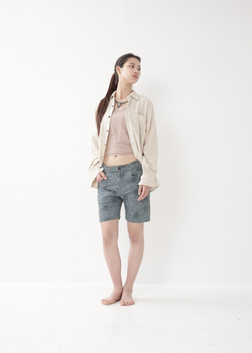 [Khadi of Love] ユニセックス・リラックスカディシャツ (きなり)