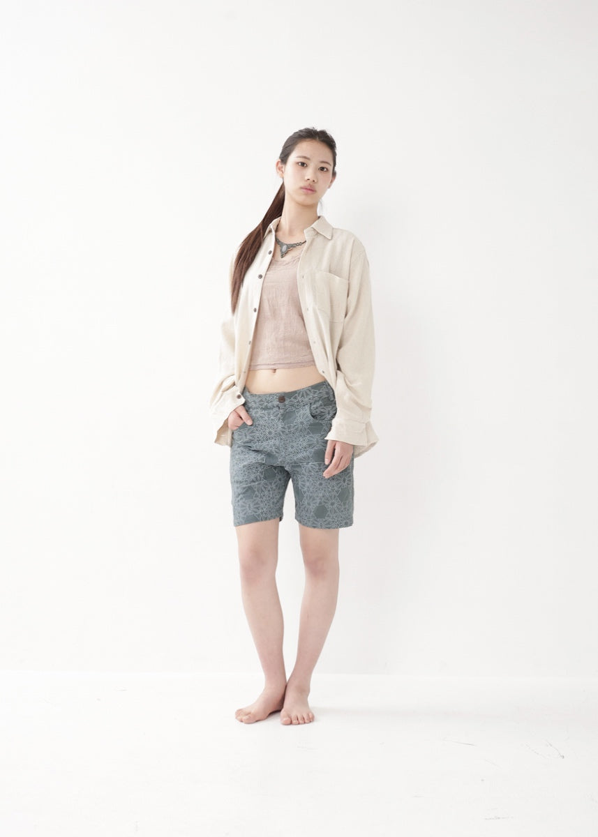 [Khadi of Love] ユニセックス・リラックスカディシャツ (きなり)