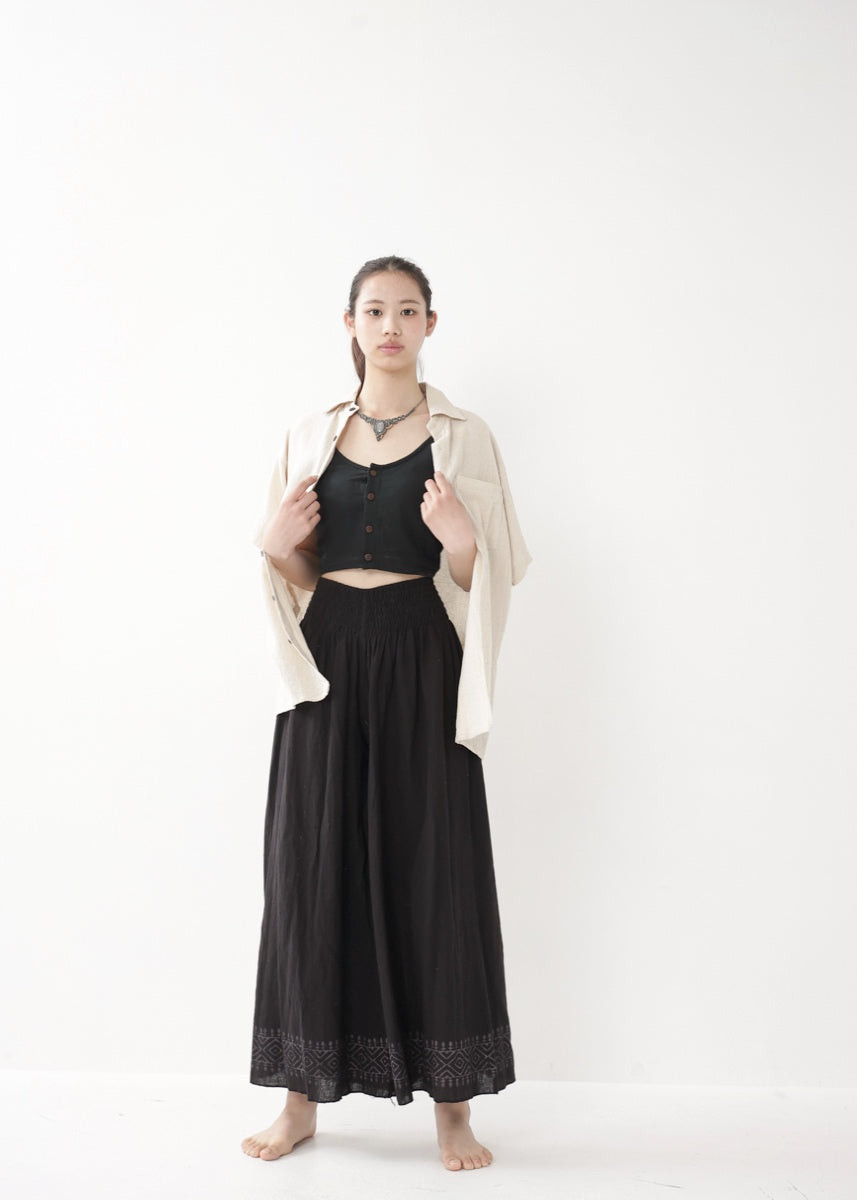[Khadi of Love] ユニセックス・リラックスカディシャツ (きなり)