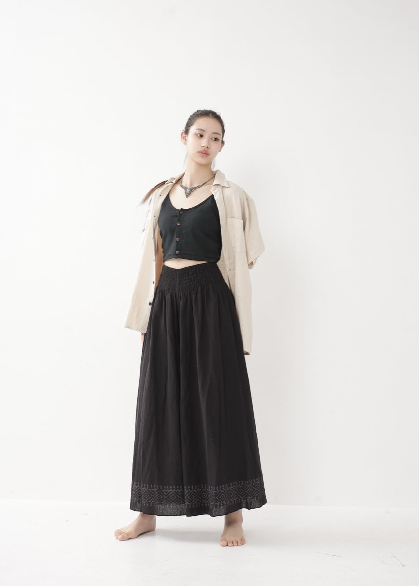 [Khadi of Love] ユニセックス・リラックスカディシャツ (きなり)