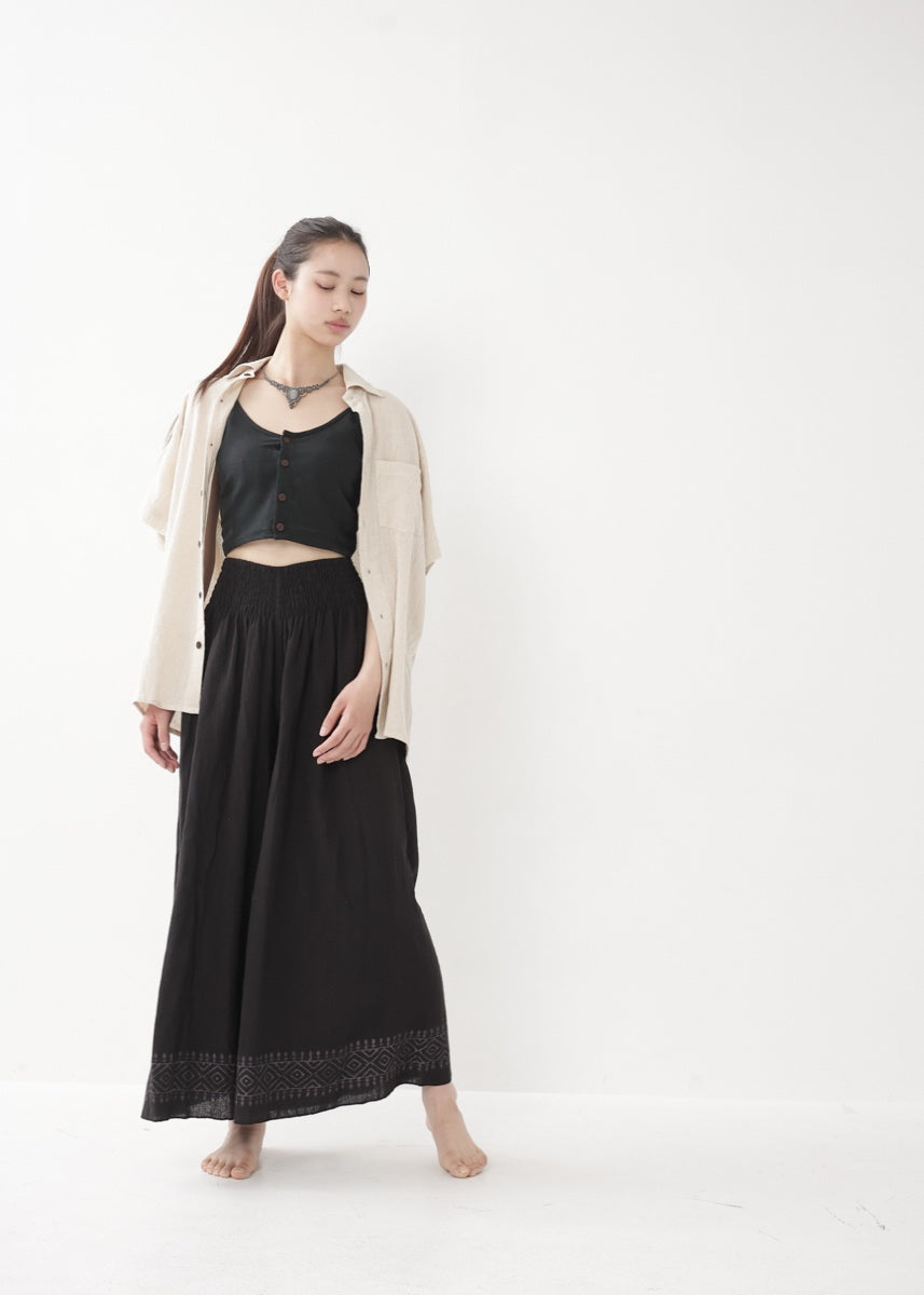 [Khadi of Love] ユニセックス・リラックスカディシャツ (きなり)