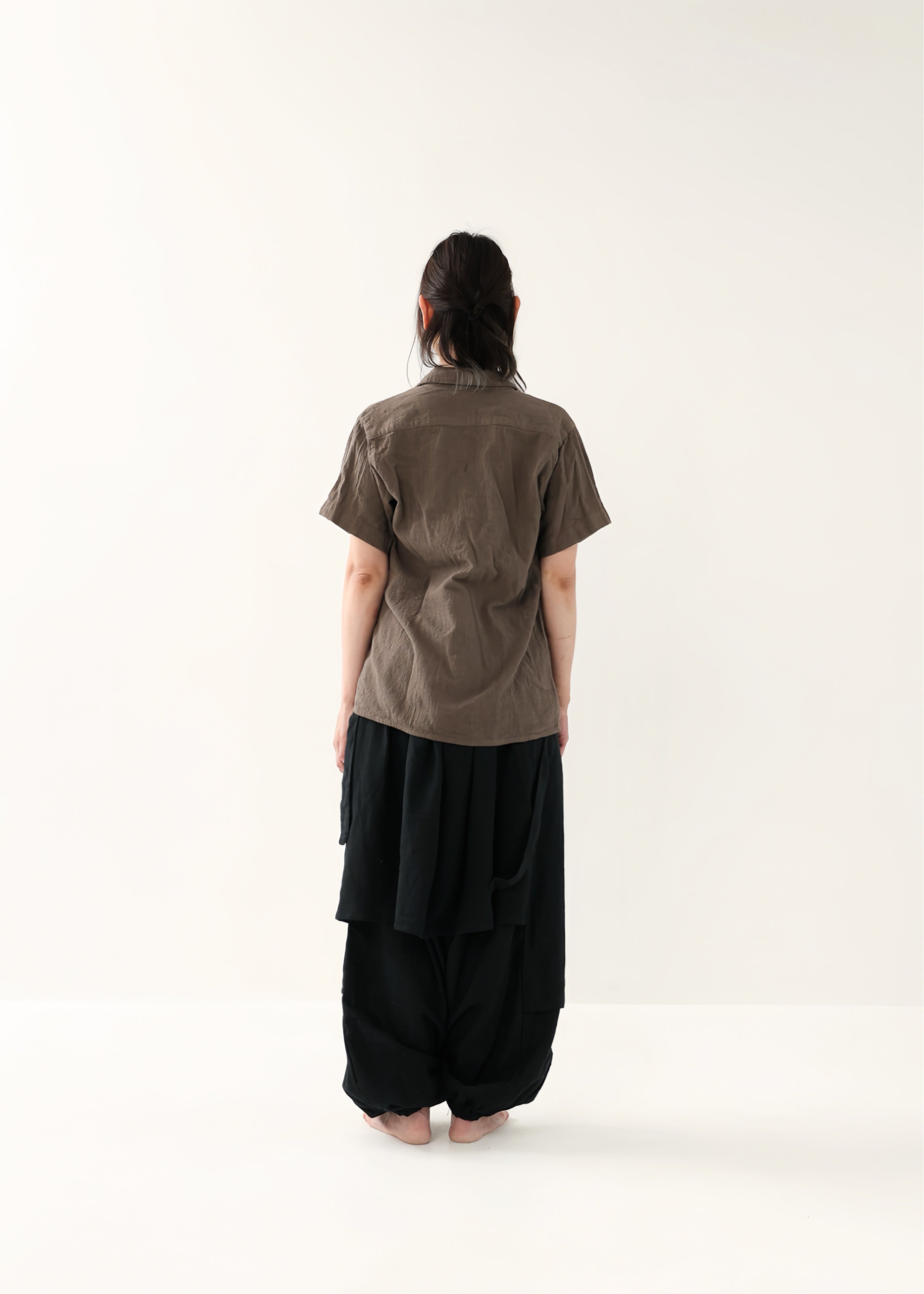[Khadi of Love /ユニセックス] 草木染め・リラックスカディシャツ 全3色